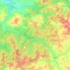 Carte topographique Oued Lardjem, altitude, relief