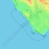Carte topographique Ricketts Point Marine Sanctuary, altitude, relief