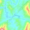 Carte topographique Baram, altitude, relief
