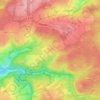 Carte topographique Roder, altitude, relief