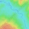Carte topographique La Casamance, altitude, relief