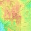 Carte topographique Green Timbers Urban Forest, altitude, relief