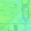Carte topographique Grand Oaks, altitude, relief