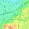 Carte topographique Stokes Field Pond, altitude, relief