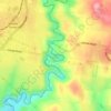 Carte topographique Plenty Gorge Bushland Reserve, altitude, relief
