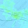 Carte topographique Kafr Al Dawar City, altitude, relief