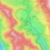 Carte topographique Santa Ynez Reservoir, altitude, relief