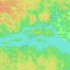 Carte topographique Black River, altitude, relief