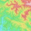 Carte topographique Сочи, altitude, relief