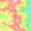 Carte topographique Pantipampa, altitude, relief