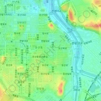 Carte topographique Seattle Park, altitude, relief