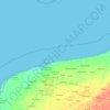 Carte topographique Cráter de Chicxulub, altitude, relief