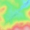 Carte topographique Foxtor Mires, altitude, relief