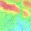 Carte topographique Tesse la Madeleine, altitude, relief