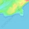 Carte topographique Sandy Bay, altitude, relief