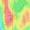 Carte topographique Woodland Park, altitude, relief