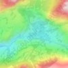 Carte topographique Echo Valley, altitude, relief