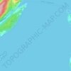 Carte topographique Fusafjorden, altitude, relief
