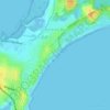 Carte topographique Wanda Beach, altitude, relief