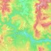 Carte topographique ลำน้ำแม่แจ่ม, altitude, relief