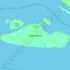 Carte topographique Boigu Island, altitude, relief