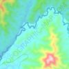 Carte topographique แม่น้ำกระบุรี, altitude, relief