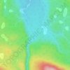 Carte topographique Antler Creek, altitude, relief