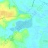 Carte topographique Capper Hills Lake, altitude, relief