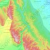 Carte topographique Veeraballe, altitude, relief