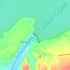 Carte topographique Oued Guir, altitude, relief