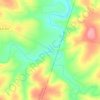 Carte topographique Pedernales Falls Road, altitude, relief