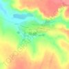 Carte topographique Черкасское, altitude, relief