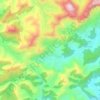 Carte topographique Serra do Taquaruçu, altitude, relief