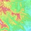 Carte topographique Serralada Transversal, altitude, relief