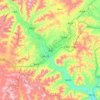 Carte topographique 涉县, altitude, relief