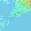 Carte topographique 青岛市, altitude, relief