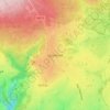 Carte topographique Sourbrodt, altitude, relief