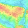 Carte topographique Saint-Vincent-sur-Oust, altitude, relief