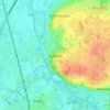 Carte topographique Gavere, altitude, relief