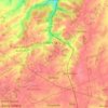 Carte topographique Villers-la-Ville, altitude, relief