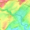 Carte topographique Mondorff, altitude, relief