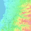 Carte topographique Valsad, altitude, relief