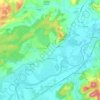 Carte topographique Cattenom, altitude, relief
