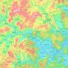 Carte topographique 闽侯县, altitude, relief