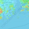Carte topographique 珠海市, altitude, relief