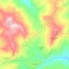 Carte topographique Accadia, altitude, relief