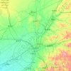 Carte topographique 沈阳市, altitude, relief