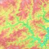 Carte topographique Fauvillers, altitude, relief
