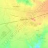 Carte topographique Khouribga, altitude, relief