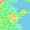 Carte topographique 山东省, altitude, relief
